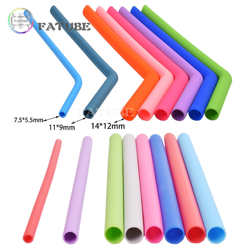 Reusable Straw - Набор из 10 силиконовых трубочек для