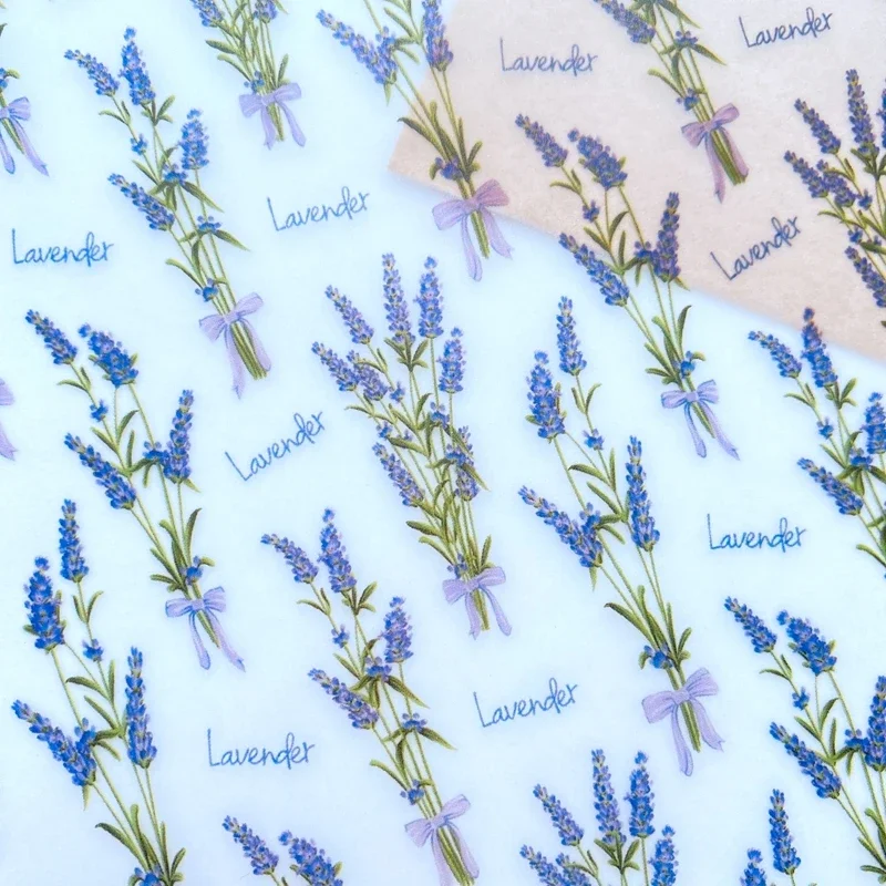 Beeswax Wrap - 100 шт. Лаванда ручной работы упаковочная