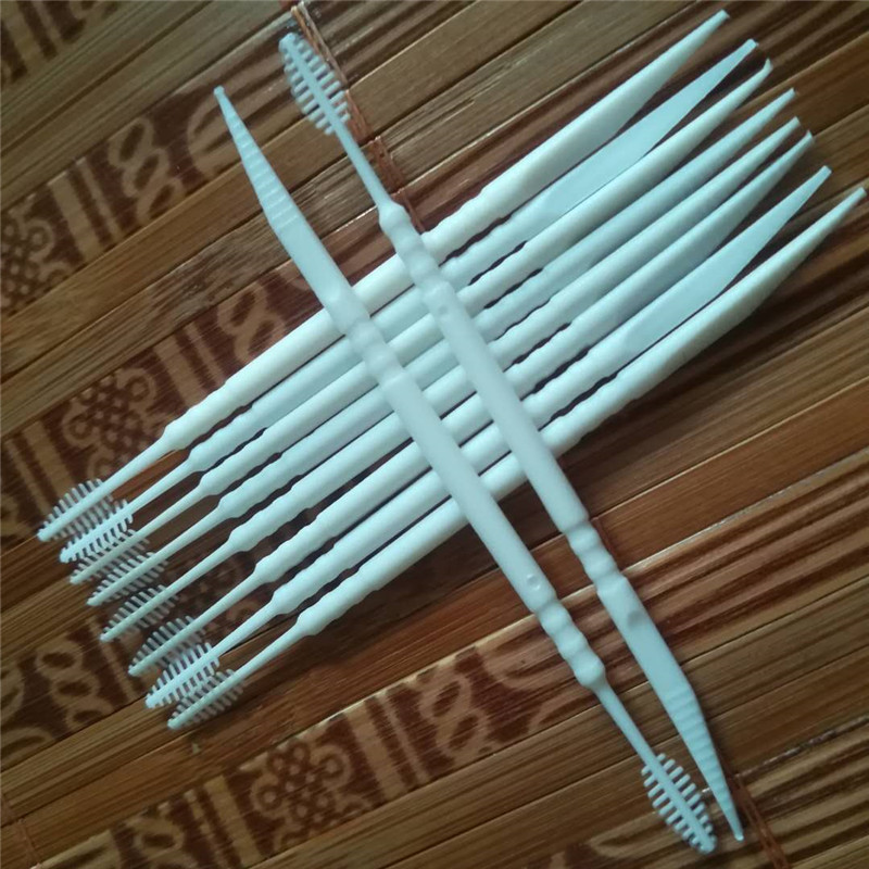 Bamboo Toothbrush - 300 шт./упаковка, двухсторонняя зубная палочка