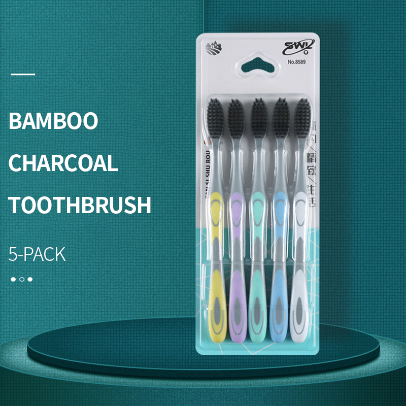 Bamboo Toothbrush - 5/10 шт. ручная зубная щетка с