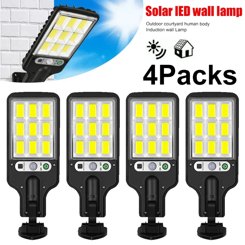 Solar Garden Light - Мощный светодиодный солнечный уличный настенный светильник