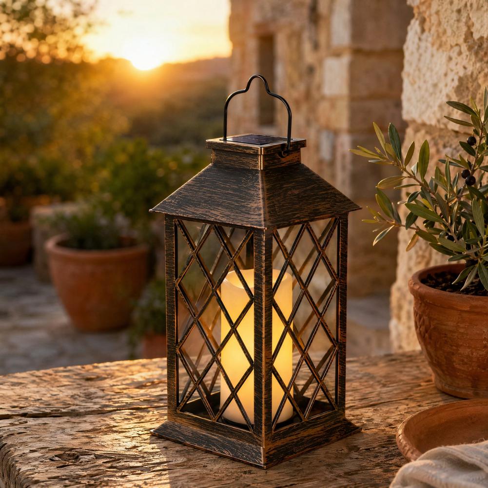 Solar Garden Light - Ретро-фонарь на солнечных батареях, уличный солнечный