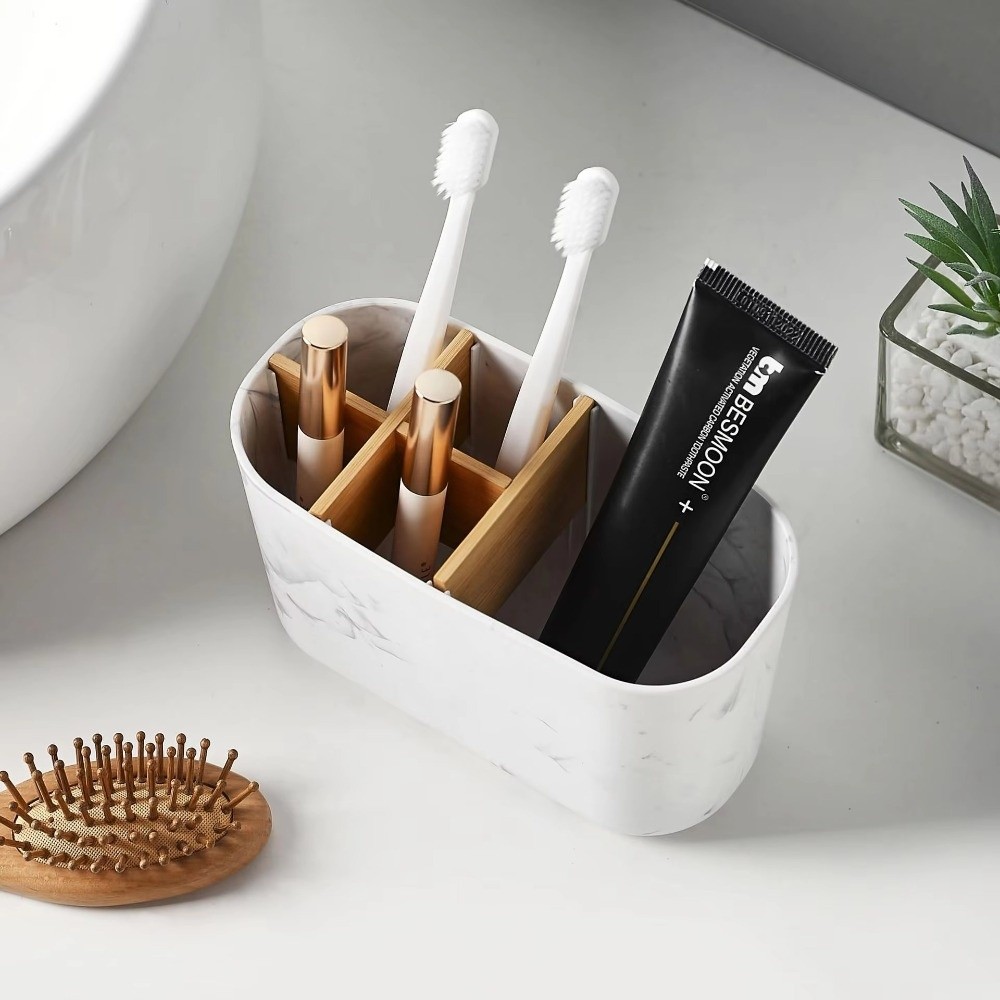 Bamboo Toothbrush - Многофункциональный держатель для зубных щеток, пластиковый
