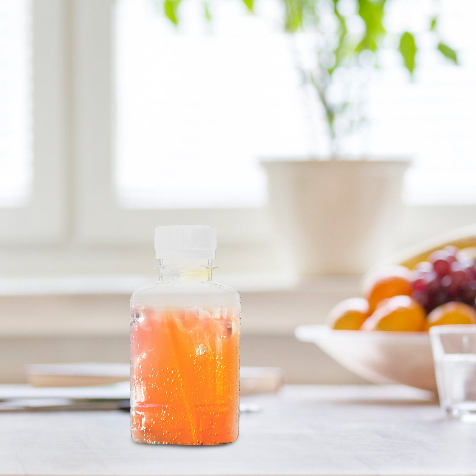 Reusable Bottle - Прозрачные пластиковые бутылки для напитков, 100