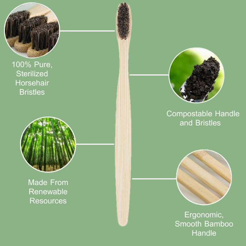 Набор из 100 бамбуковых зубных – обзор и цена Bamboo Toothbrush