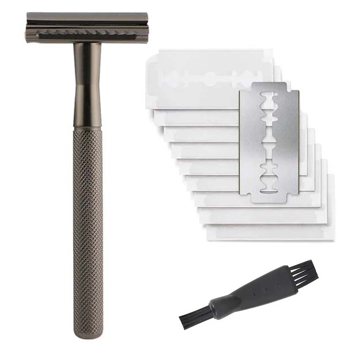 Черная безопасная бритва с утя – обзор и цена Safety Razor Handle
