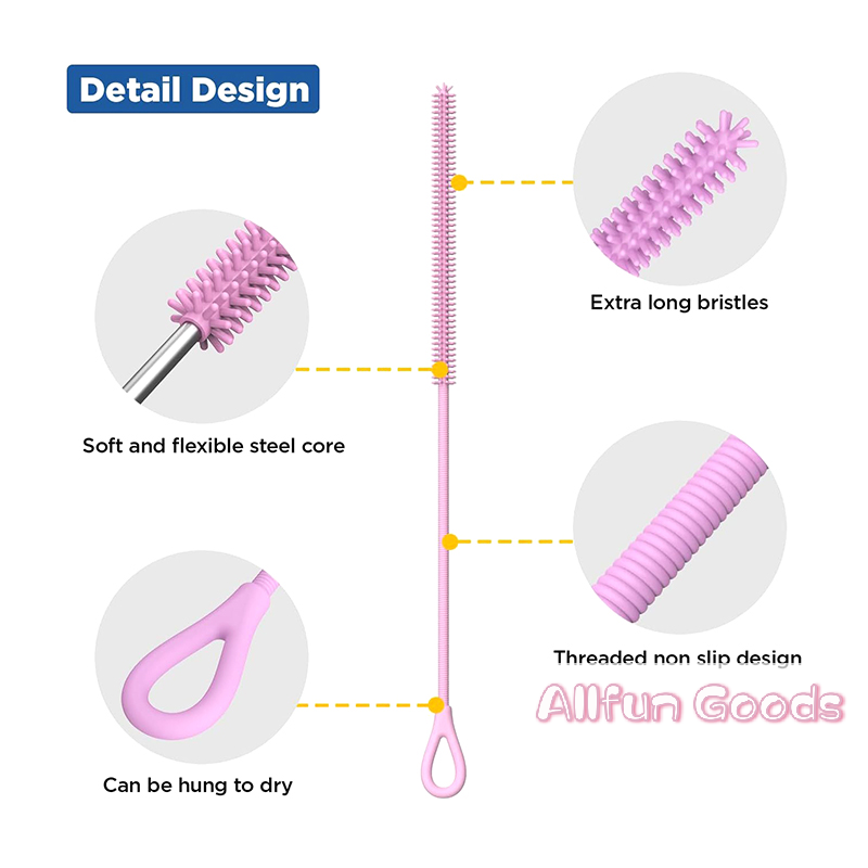 [TG835] Силиконовые щетки для  – обзор и цена Reusable Straw