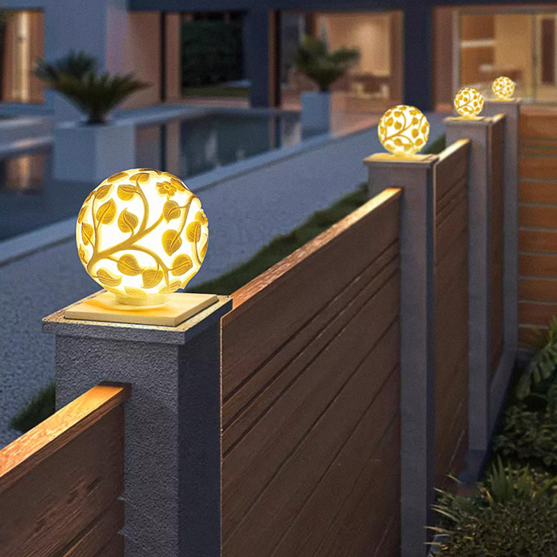 Уличные колонные светильники,  – обзор и цена Solar Garden Light