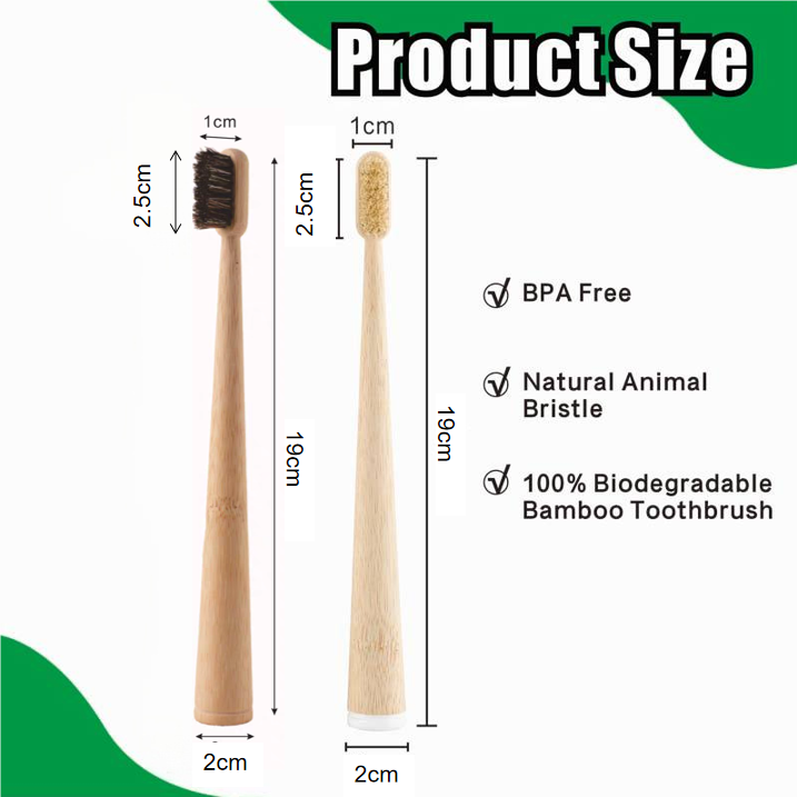 Набор из 4 зубных щеток с щети – обзор и цена Bamboo Toothbrush