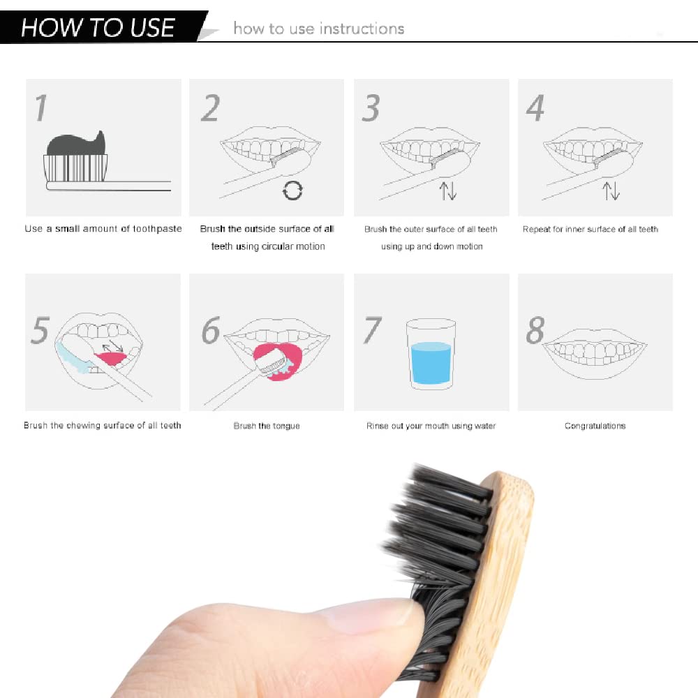 Набор из 10 натуральных бамбук – обзор и цена Bamboo Toothbrush