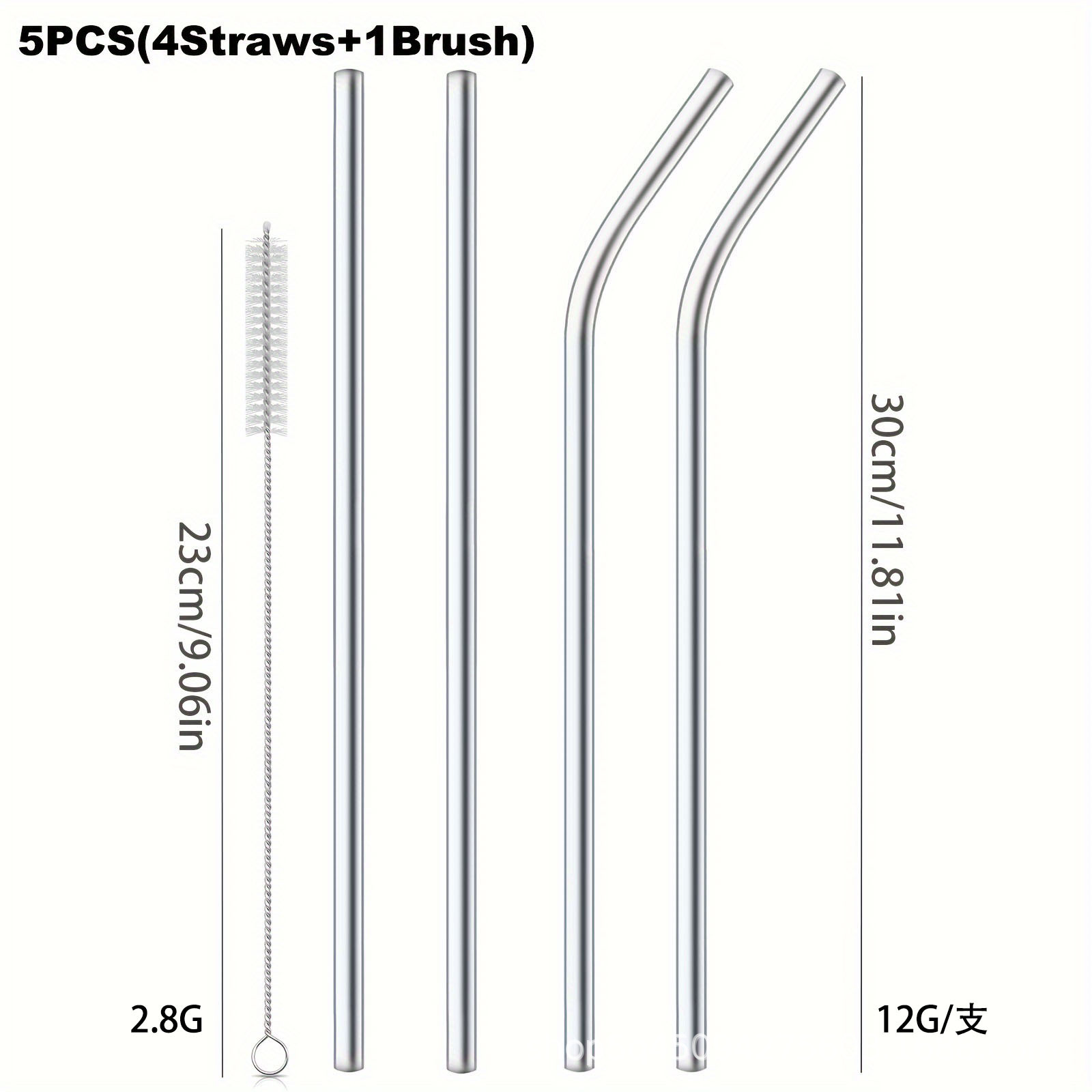 Соломинки 30 см, многоразовые  – обзор и цена Reusable Straw