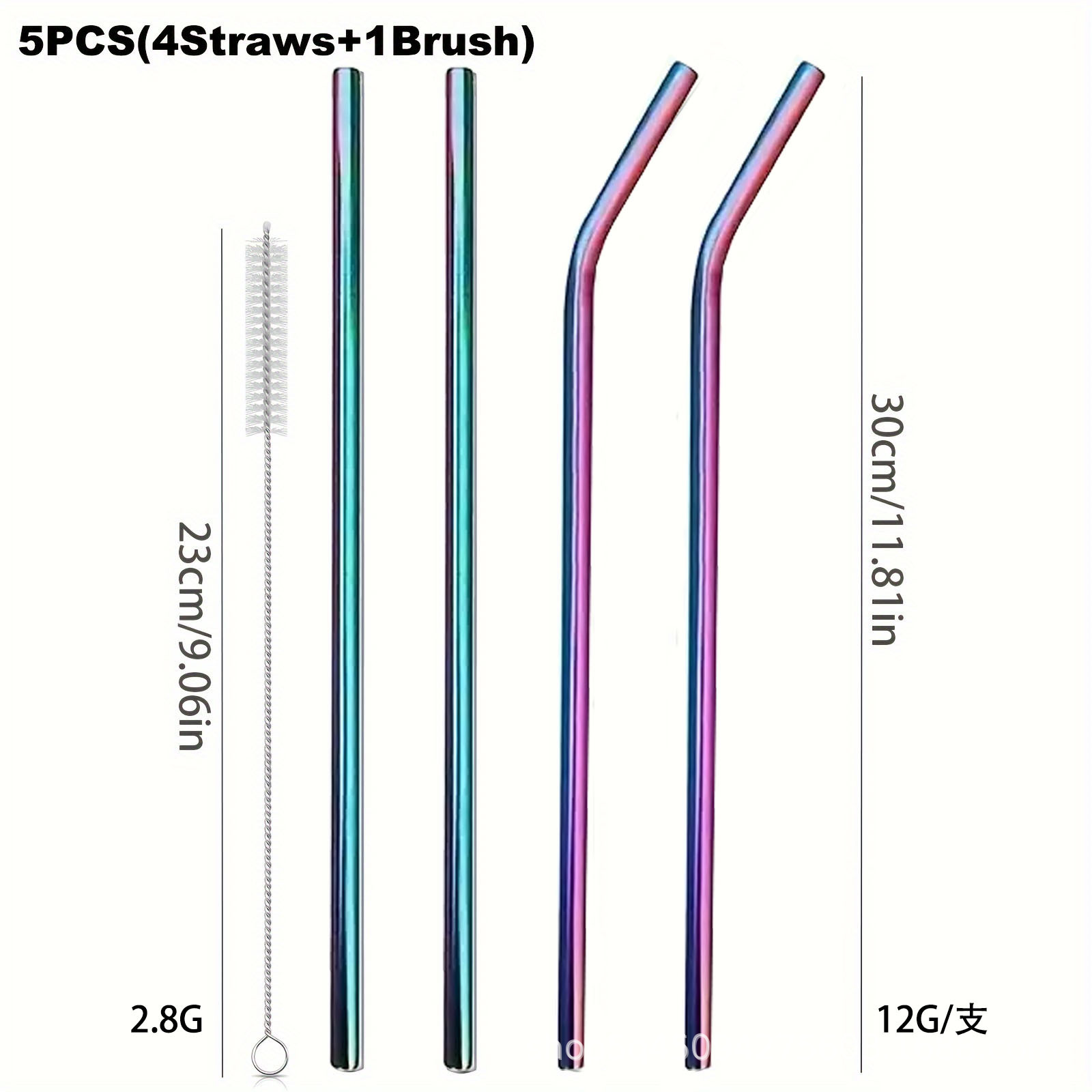 Соломинки 30 см, многоразовые  – обзор и цена Reusable Straw