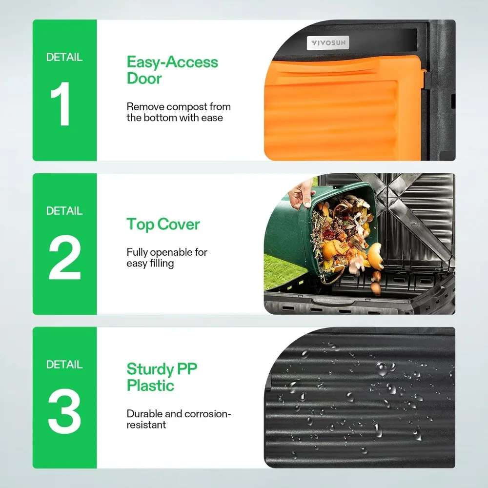 Наружный контейнер для компост – обзор и цена Compost Bin