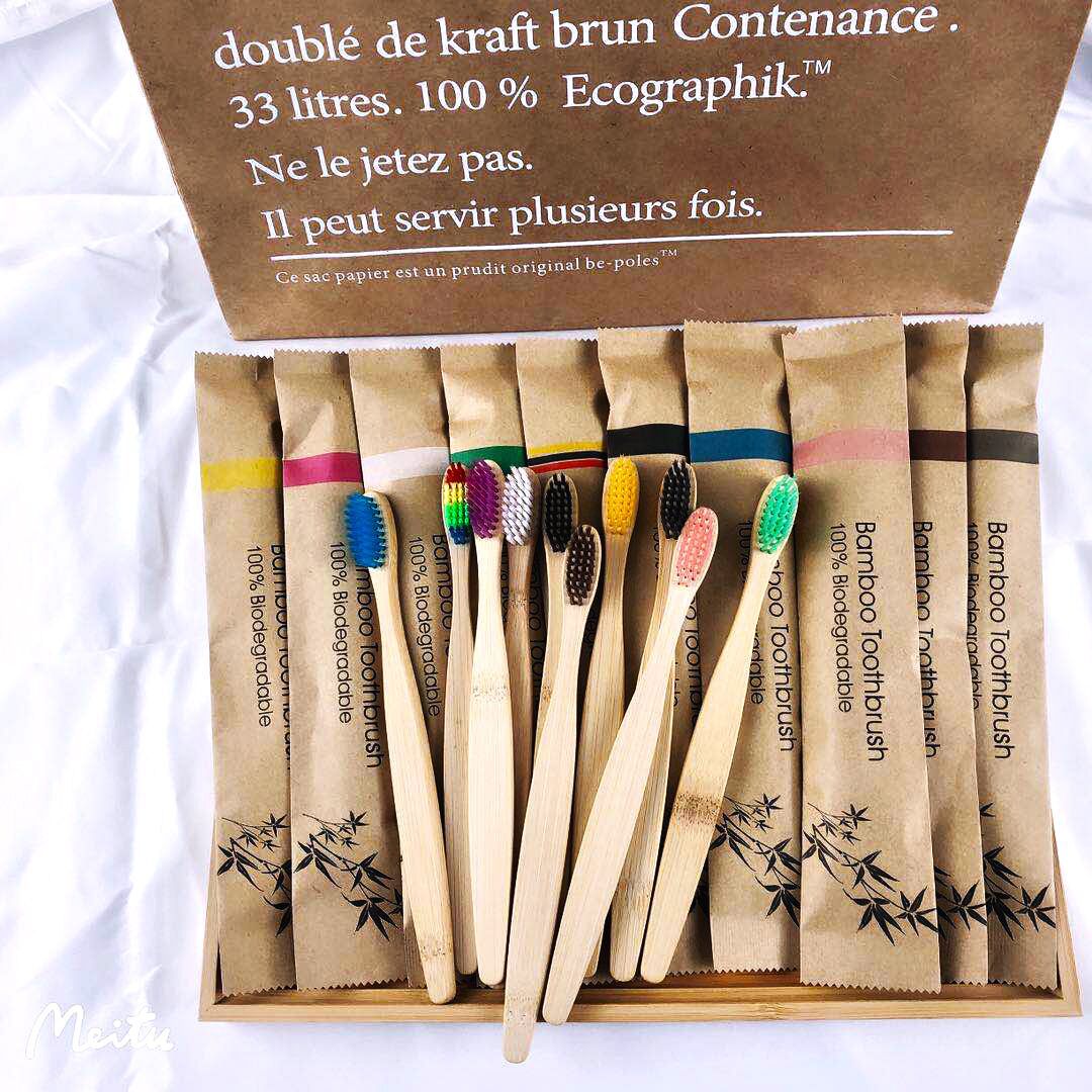 Случайный цвет, 5/10 шт. бамбу – обзор и цена Bamboo Toothbrush