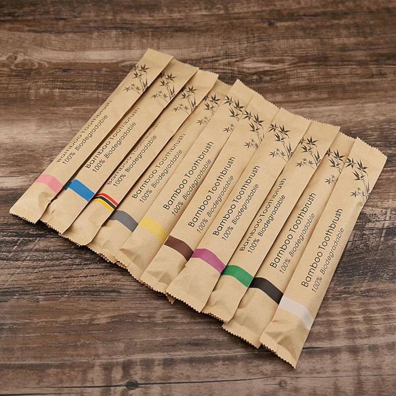 Случайный цвет, 5/10 шт. бамбу – обзор и цена Bamboo Toothbrush