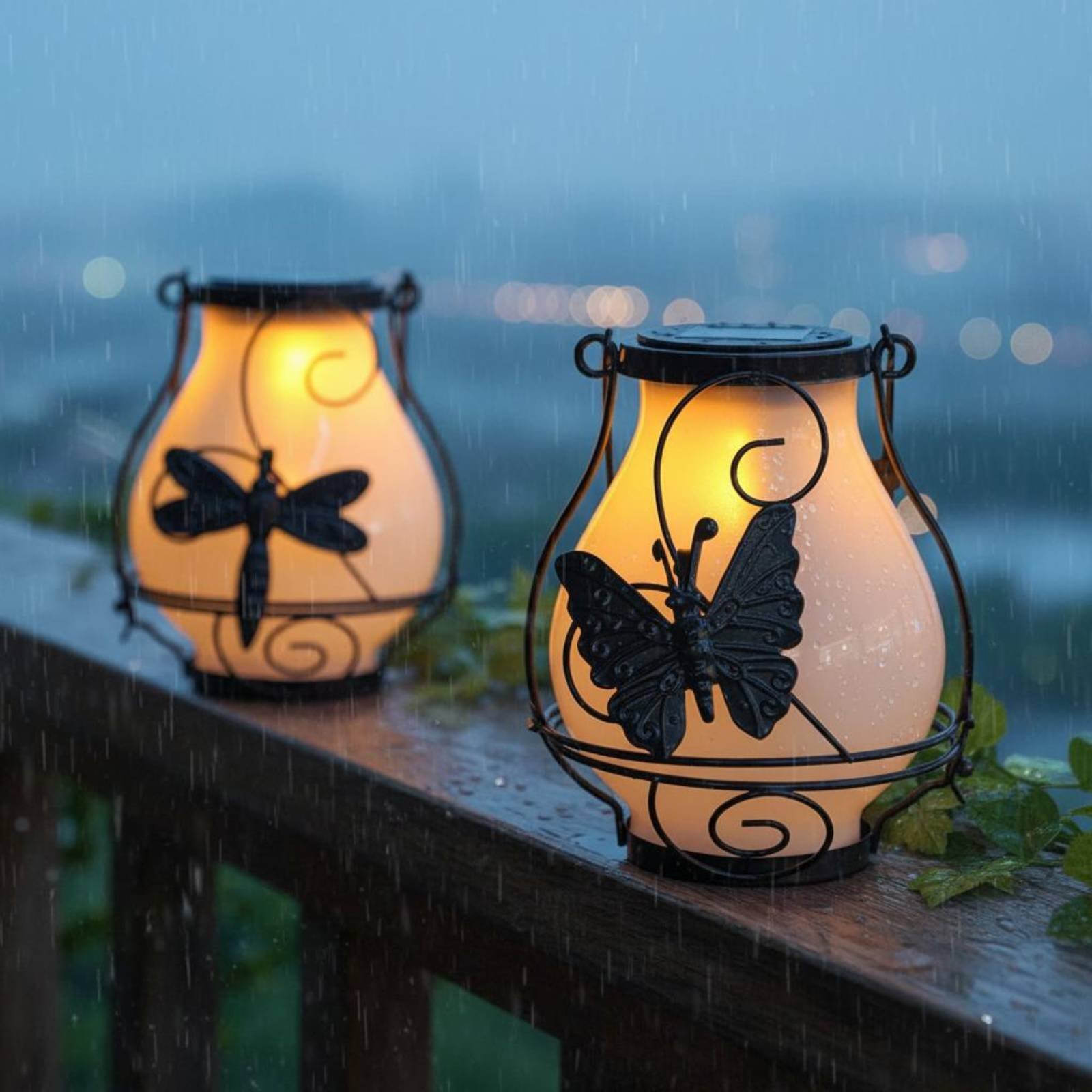Солнечный фонарь-бабочка, водо – обзор и цена Solar Garden Light