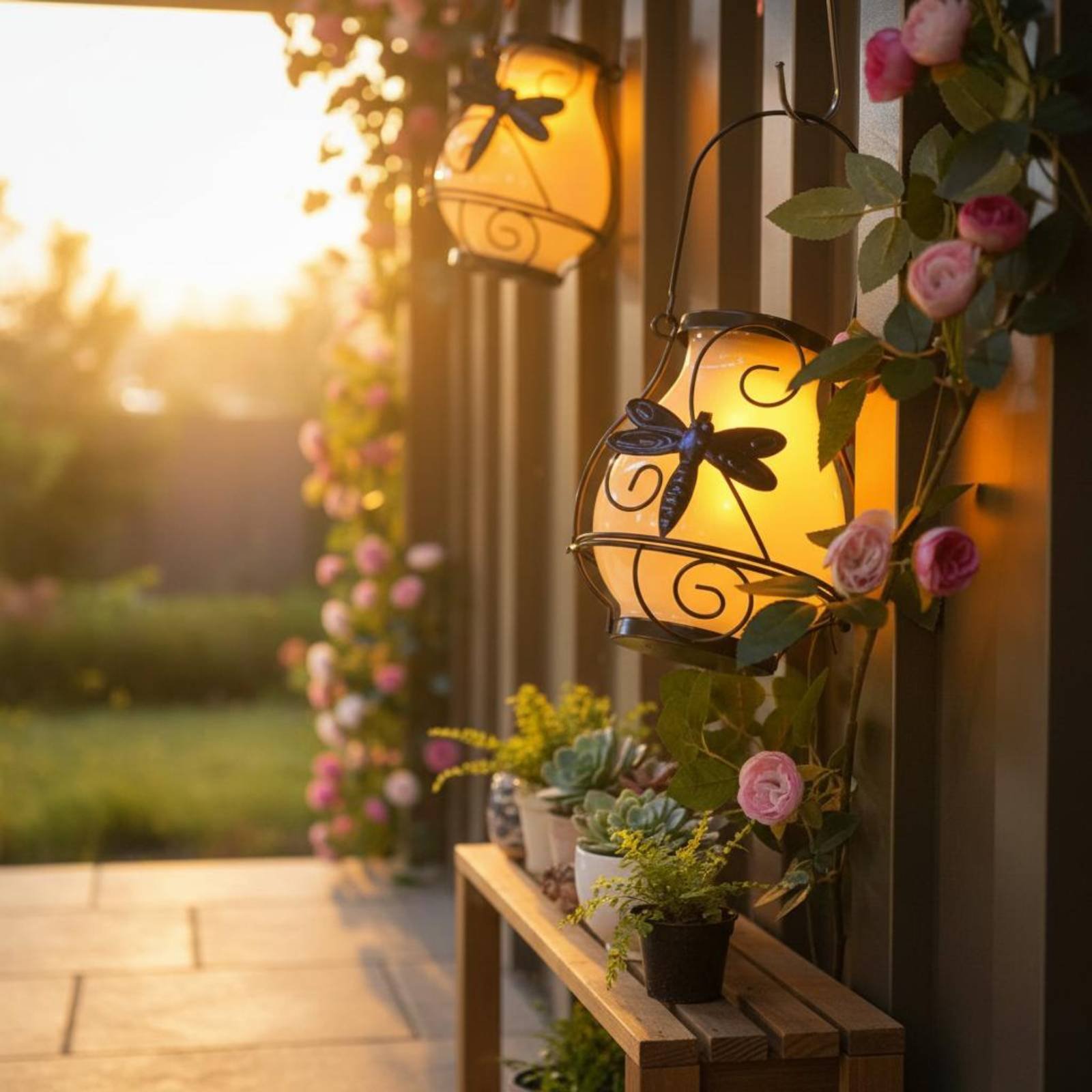 Солнечный фонарь-бабочка, водо – обзор и цена Solar Garden Light