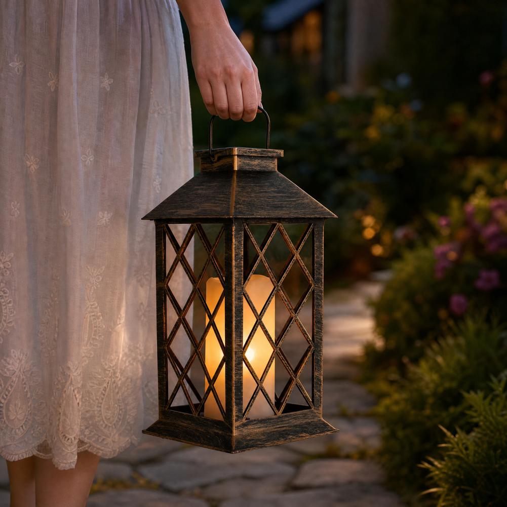 Ретро-фонарь на солнечных бата – обзор и цена Solar Garden Light