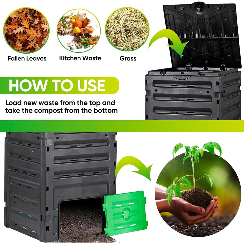 Компостер для сада на 120 галл – обзор и цена Compost Bin