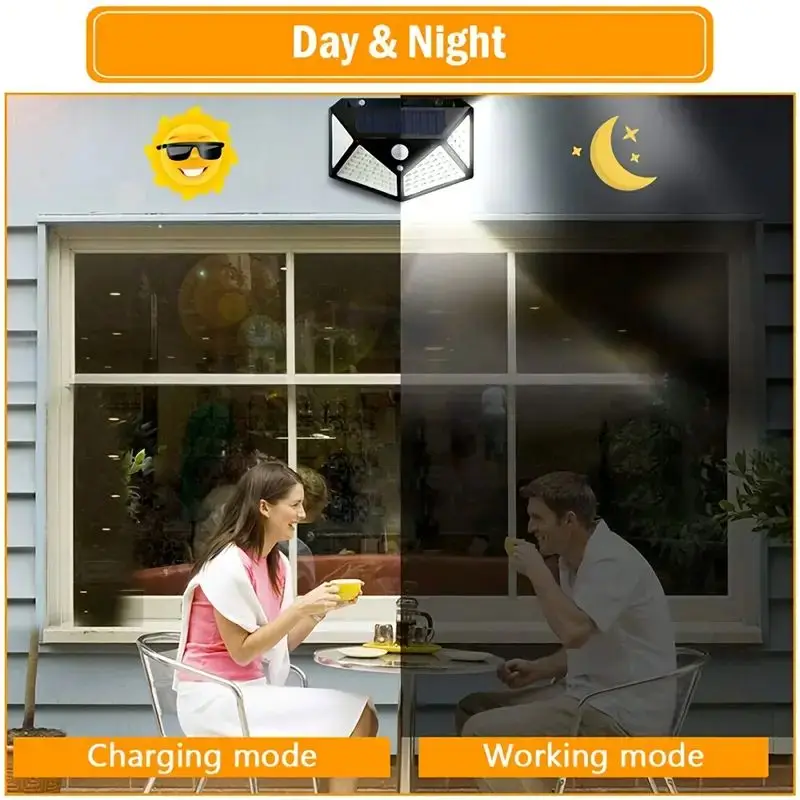 100-светодиодный уличный солне – обзор и цена Solar Garden Light
