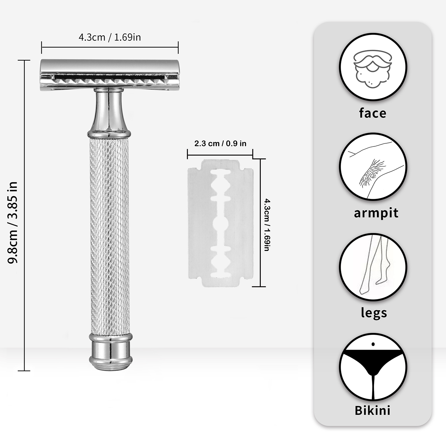 Премиальные безопасные бритвы  – обзор и цена Safety Razor Handle