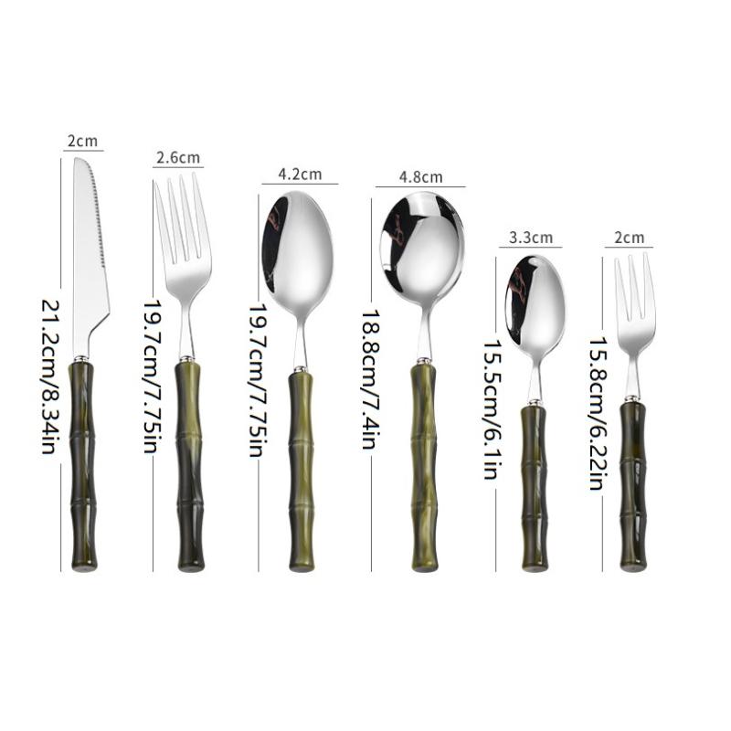 Набор столовых приборов из акр – обзор и цена Bamboo Cutlery